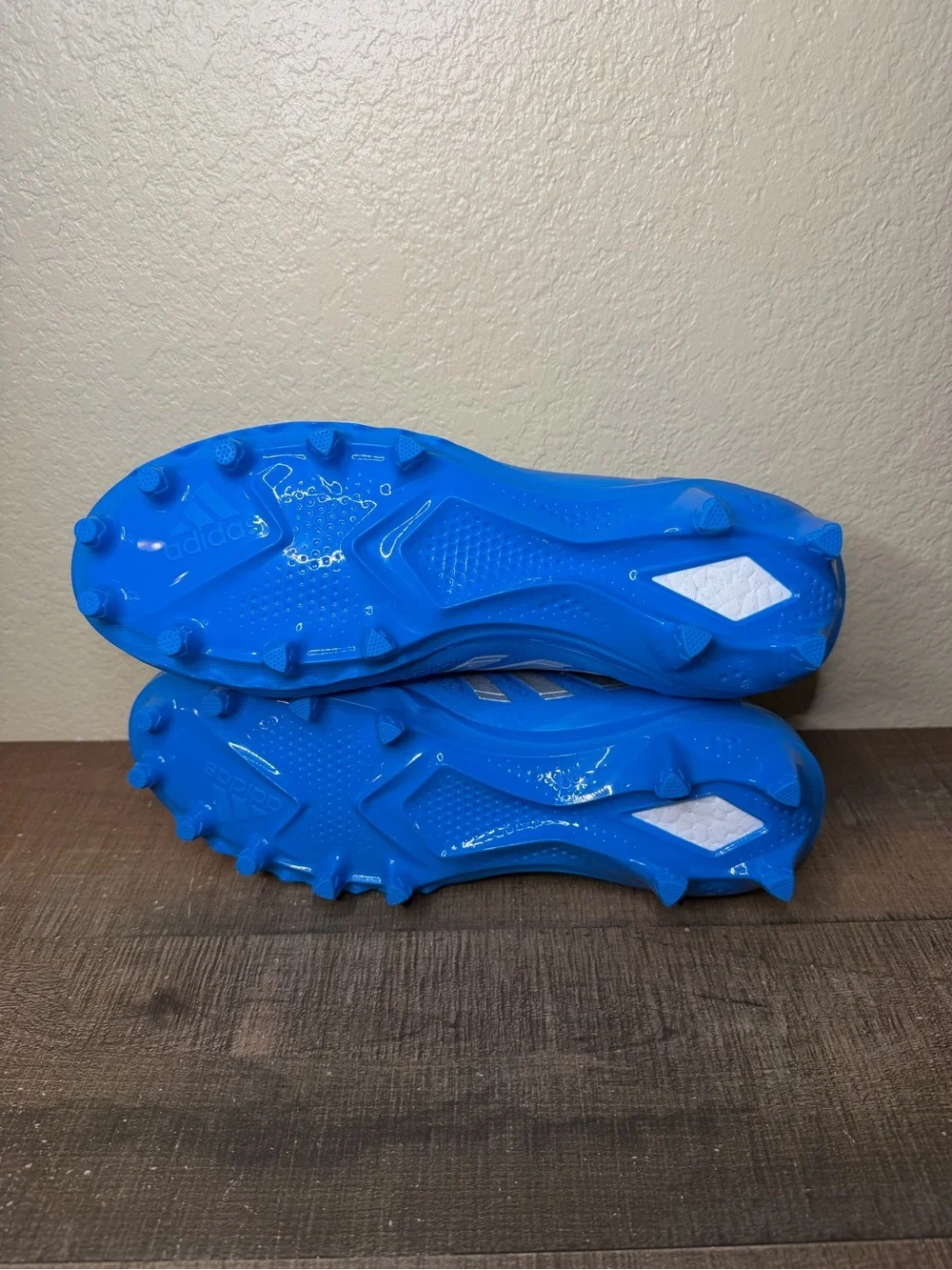 Adidas UltraBoost Cleats “Solar Blue” - Size 10.5 Men.
